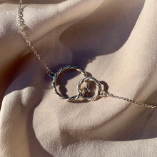 Load image into Gallery viewer, Rome double twist necklace
